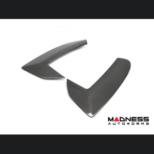 Chevrolet Corvette C8 Carbon Fiber Exterior Side Scoop Trim - Anderson Composites 